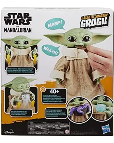 Baby Yoda Interactivo 23,4 Cm Con Más De 40 Combinaciones 