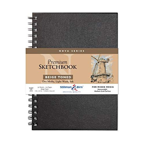 Cuaderno De Bocetos Encuadernado Alambre Nova Series Be...