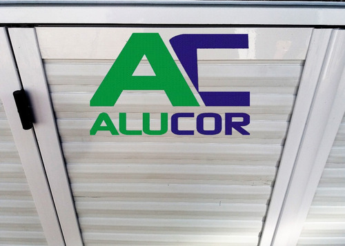 Postigon Aluminio Con Tablillas De Pvc 150 X 110