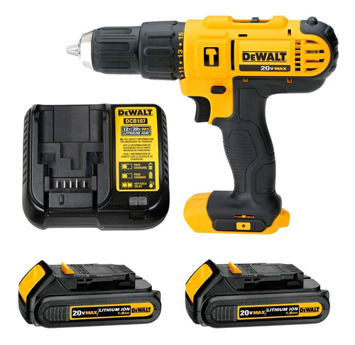 Furadeira Parafusadeira Imp 20v Bateria Biv Dewalt Dcd776