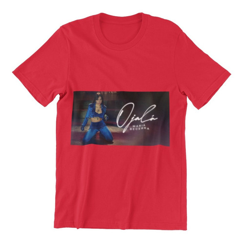 Polera Unisex Maria Becerra Regageton Musica Ojala Estampado