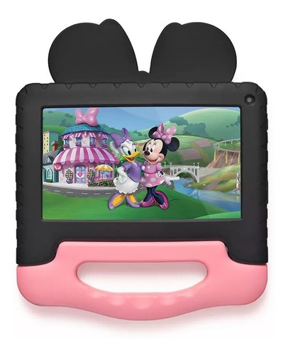 Imagen 1 de 6 de Tablet  Multilaser Kids Minnie 7" 32GB negra/rosa 2GB de memoria RAM