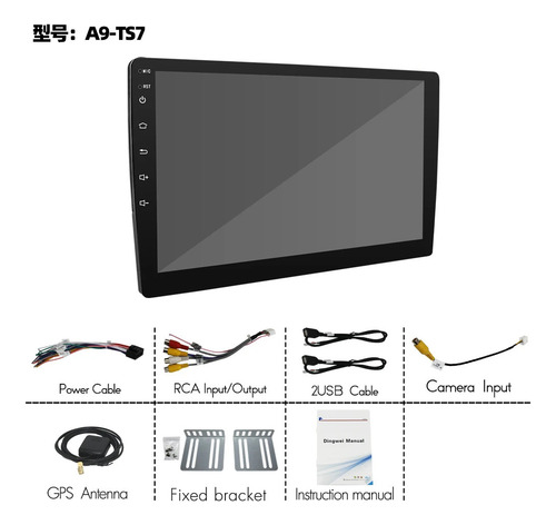 Autoradio Android Gps Wifi 9 Pulgadas 2din Con Cámara