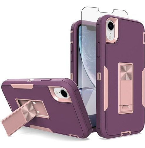 Funda De Telefono Para iPhone XR 6 Con Protector De Pantalla