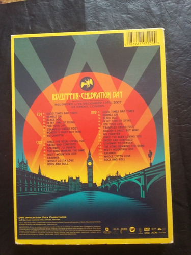 Led Zeppelin Celebration Day Cd Dvd Triple