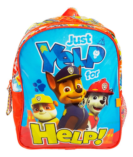 Mochila Espalda Paw Patrol 12 P Nena Jardin Disney Original