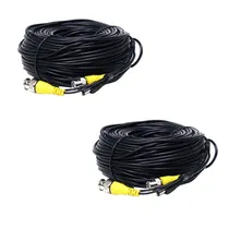 Comprar 2 X 200ft Seguridad Cámara Bnc Vídeo Cable Cctv Dvr Vigilanc