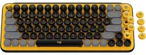 Comprar Teclado Logitech Pop Keys Mecánico Inalámbrico Blast Yellow