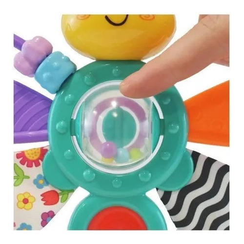 Imagen 4 de 6 de Ok Baby Sonajero Didáctico Mariposa Con Ventosa Okbb0297