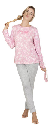 Pijama Manga Larga Invierno So Cozy So Pink 11671 Pantalon 