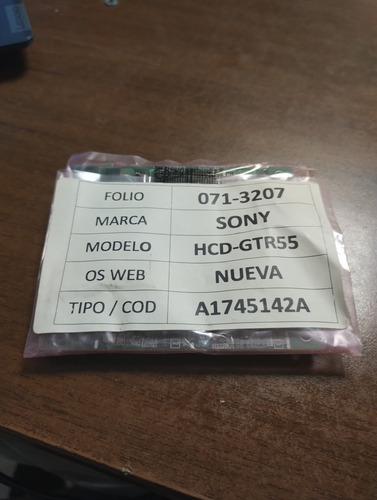 Placa Main Sony Hcd-gtr55 (mini)
