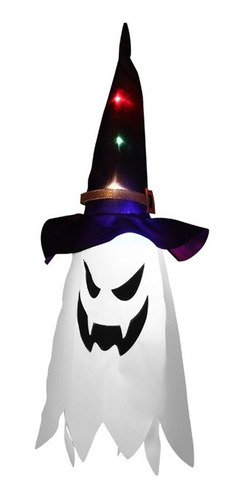 Fantasma En Lámpara Colgante Para Halloween.