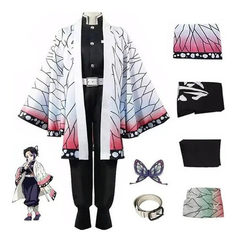 Kimetsu No Yaiba Cosplay Traje-kimono Kochou Shinobu