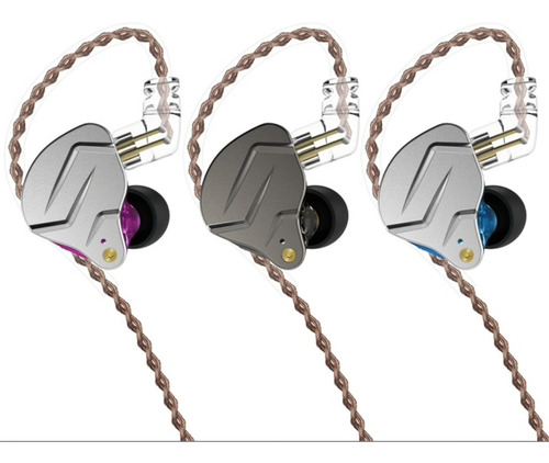 Imagen 3 de 4 de Auriculares In Ear Kz Zsn Pro Sin Micrófono Monitoreo 2 Vias