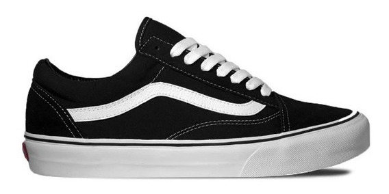 Zapatillas Vans Old Black White - Wetting Day gratis