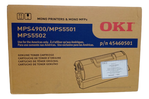 Toner Oki 45460501 Negro Original