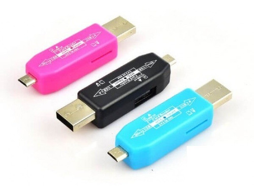 Kit 10 Leitor De Cartão Usb + Otg Micro Usb (v8) Le-5555