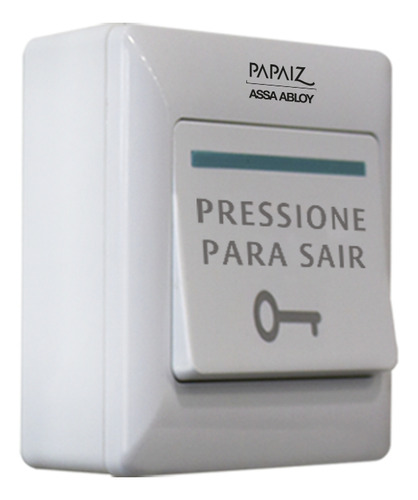 Botoeira De Requisicao De Saida 4x2 Na Inox Comp Intelbras