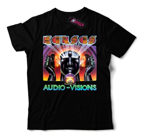 Remera Kansas Audio Visions 2 Rock Dtg Premium