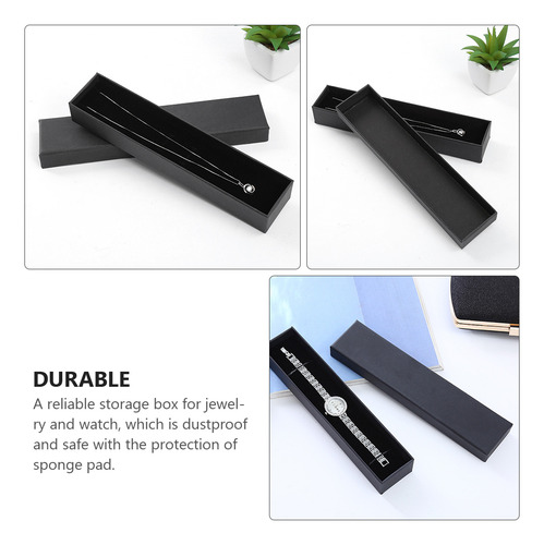 Cajas De Regalo Para Joyas, Caja Rectangular Para Relojes, 6