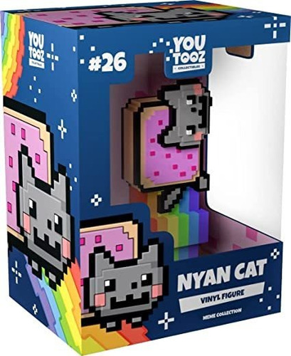 Figura De Vinilo De Gato Nyan, Figura De Gato Volador De