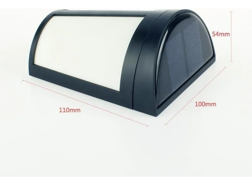 6led Solar Al Aire Libre Impermeable Jardín Luz De Pared 2 P