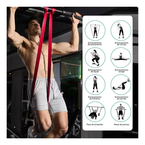 5pcs Banda Elástica Deportiva For Ejercicio En Casa O