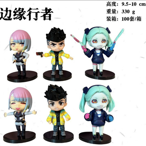Figuras De Acción Lindas De Lucy Rebecca David De Cyberpunk,