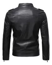 Comprar Chaqueta, Chaqueta, Piel Y Forro Polar Para Hombre, Moto, Gu