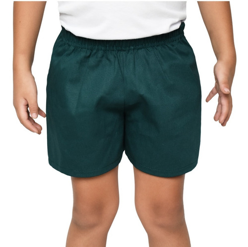 Short Escolar Colegial Gabardina Niños Unisex