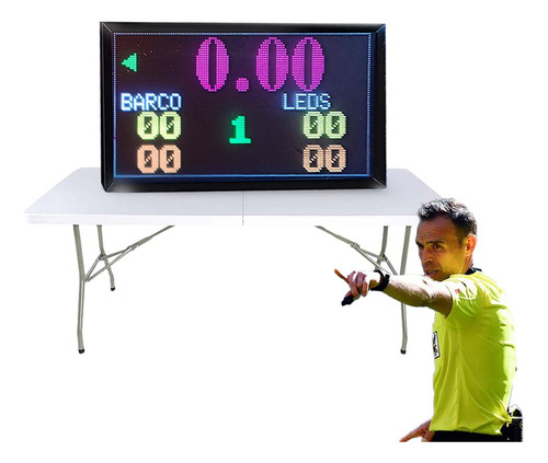 Marcador Digital Led, Ideal Para Competencias Deportivas