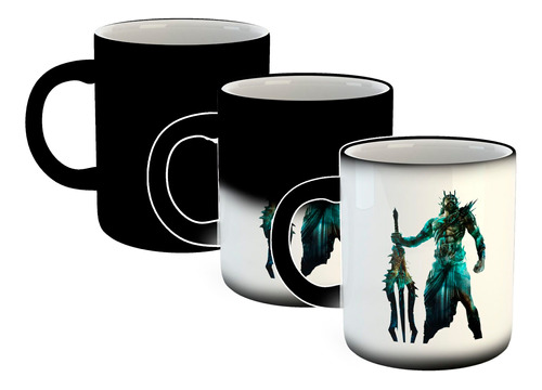 Taza Magica Poseidon Dios Del Mar Mitologia Griega