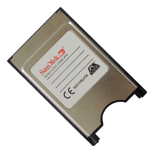 Lector y adaptador de tarjetas de memoria Compact Flash a pcmcia Sandisk