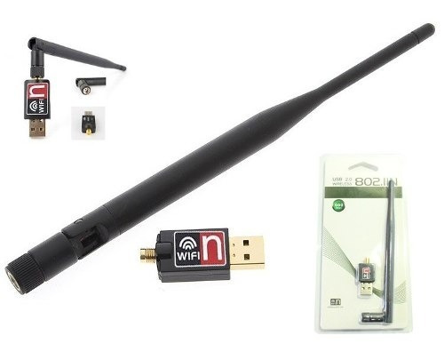 Kit 3 Antenas Usb Wireless De 6 Dbi Velocidade De 900 Mbps!
