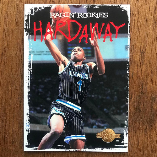 Tarjeta Anfernee Hardaway, Skybox Ragin' Rookies, Rr18 1994