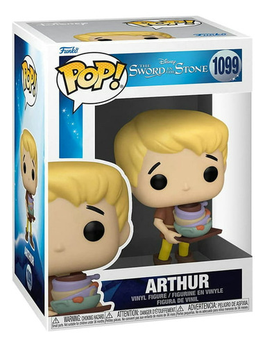 Funko Arturo La Espada En La Piedra Disney Caja Lastimada (Usado)