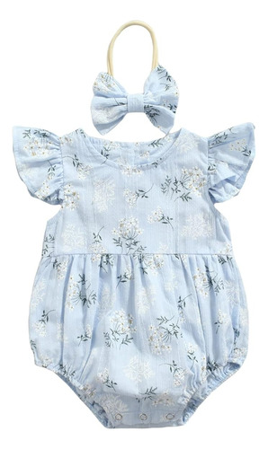 Mameluco Bordado Para Bebe Niña Primavera/verano