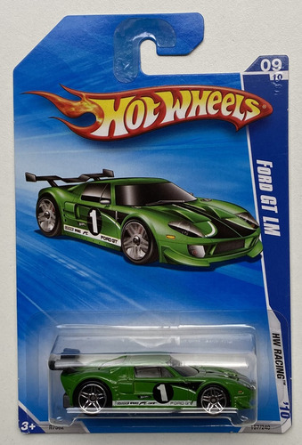 Hot Wheels Hw Racing 157/240 - Ford Gt Lm Color Verde