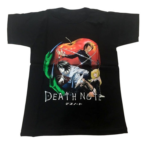 Remera De Death Note Espectacular Diseño!!
