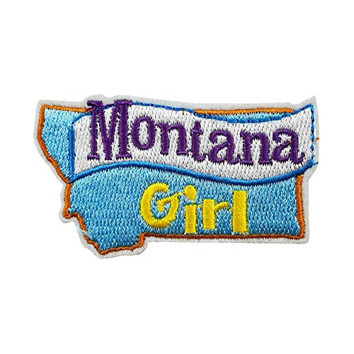 Parche Bordado  Montana Girl  Planchar O Coser, Insigni...