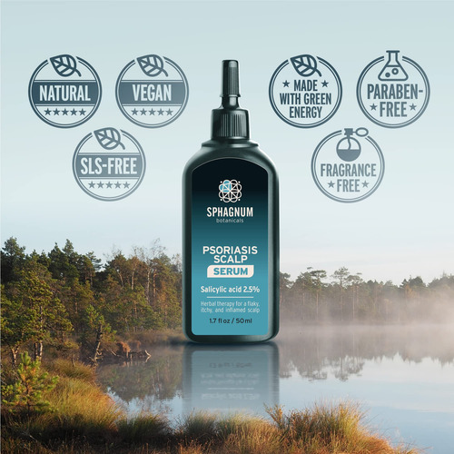 Sérum De Tratamento Da Psoríase Do Couro Cabeludo Sphagnum B