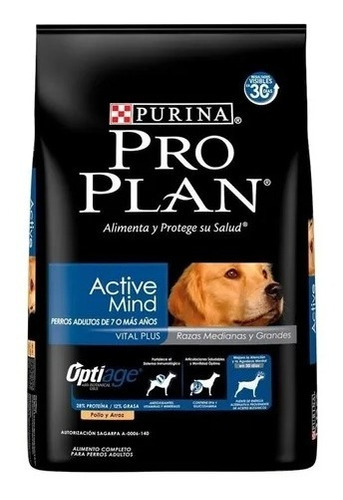 Proplan Active Mind 7+ De 13kg.( 100% Original ). 