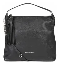 Comprar Michael Michael Kors Weston Black Grained Leather Hobo Bag