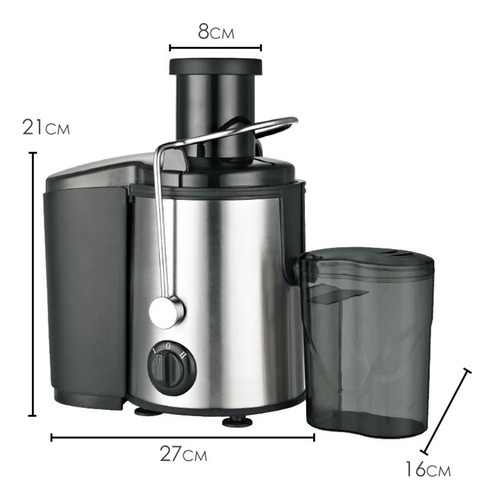 Exprimidor Centrífugo De 800 W, Antigoteo, 2 S Para Frutas Y
