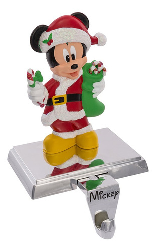 Kurt Adler Mickey Mouse - Soporte Para Calcetines