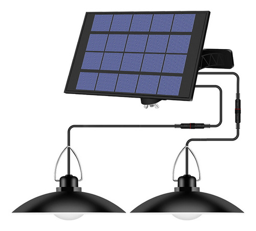 Colgante Solar Con Panel Ajustable Ip65 Para Uso En Exterior