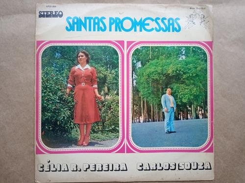 Lp Vinil Santas Promessas Célia R. Pereira E Carlos Souza