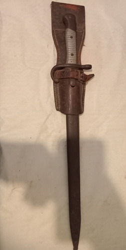 Sable Bayoneta Antiguo 1891 Autentico Numerado3850 Plateado (Usado)