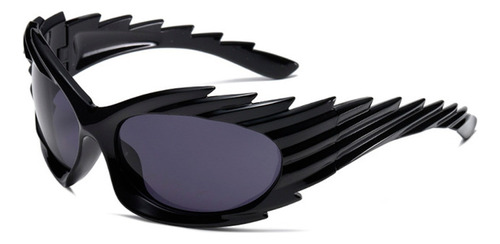 Lentes De Sol Spike Envolventes Futuristas Cyberpunk Estuche