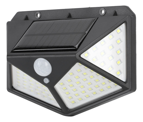Lámpara Solar De Pared Con 100 Led Y Sensor De Movimiento